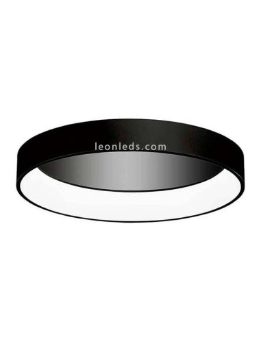 Plafón LED Grande negro Dilga con Smart Life Tuya ACB Iluminación | LeonLeds Iluminación