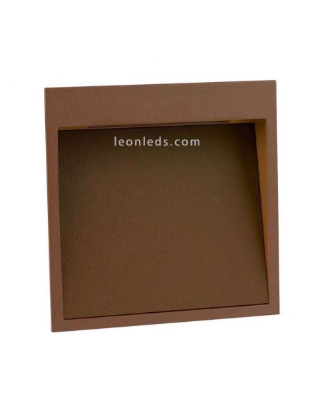 Empotrable exterior LED Dain M Chister Lighting Marrón Oxido | LeonLeds