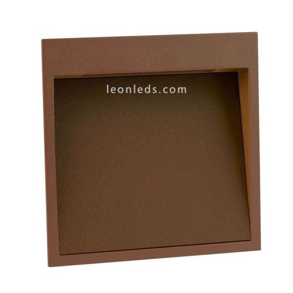 Empotrable exterior LED Dain M Chister Lighting Marrón Oxido | LeonLeds
