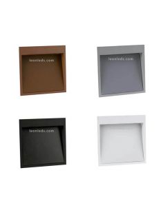 Empotrable exterior LED Dain M Chister Lighting Blanco Gris Negro Marrón Oxido | LeonLeds