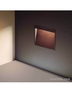 LED embutido para exterior Dain M Chister Iluminação Branco Cinzento Preto Castanho Óxido | leonleds 2