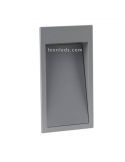 Empotrable Gris exterior rectangular LED Dain S Cristher | LeonLeds Iluminación