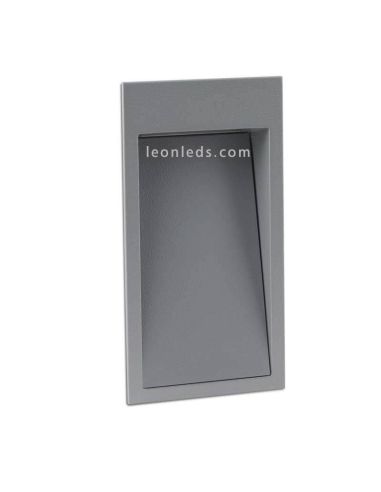 Empotrable Gris exterior rectangular LED Dain S Cristher | LeonLeds Iluminación