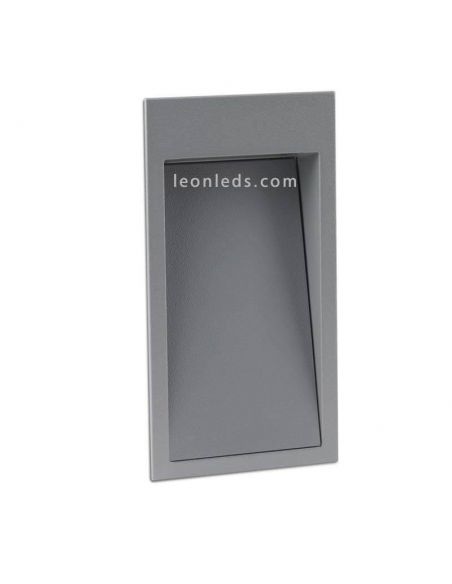 Empotrable Gris exterior rectangular LED Dain S Cristher | LeonLeds Iluminación