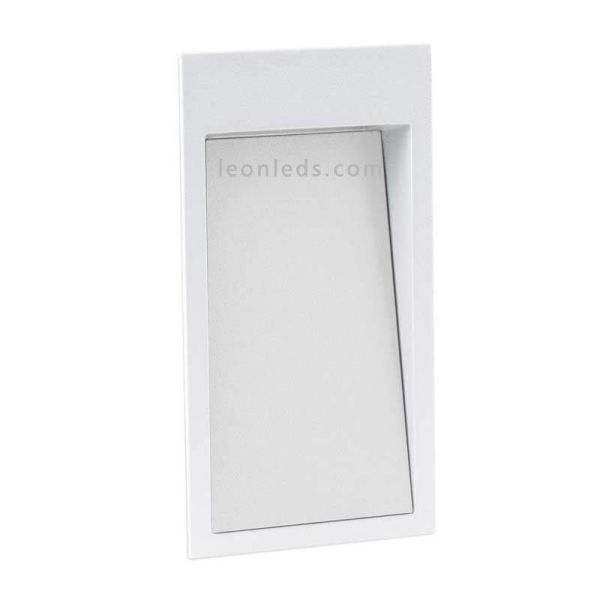 Empotrable Blanco exterior rectangular LED Dain S Cristher | LeonLeds Iluminación