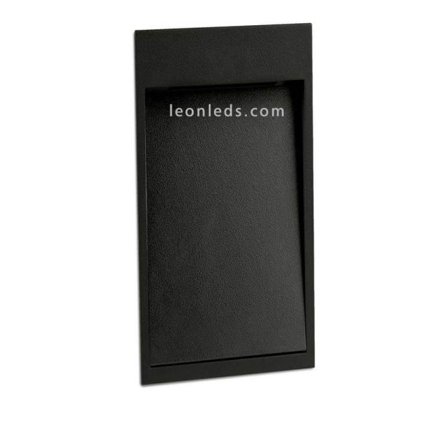 Empotrable Negro exterior rectangular LED Dain S Cristher | LeonLeds Iluminación