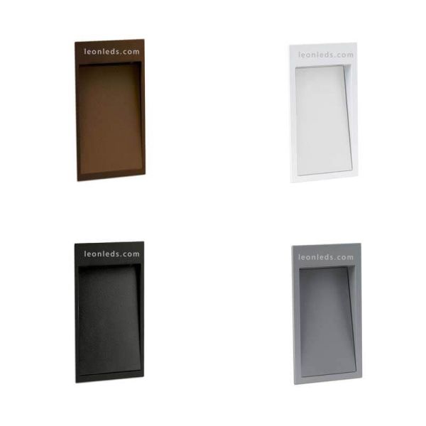 Downlight LED d'extérieur rectangulaire Dain S Cristher | Éclairage LeonLeds