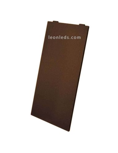 Garniture rectangulaire marron oxydé pour Dain S par Cristher Lighting