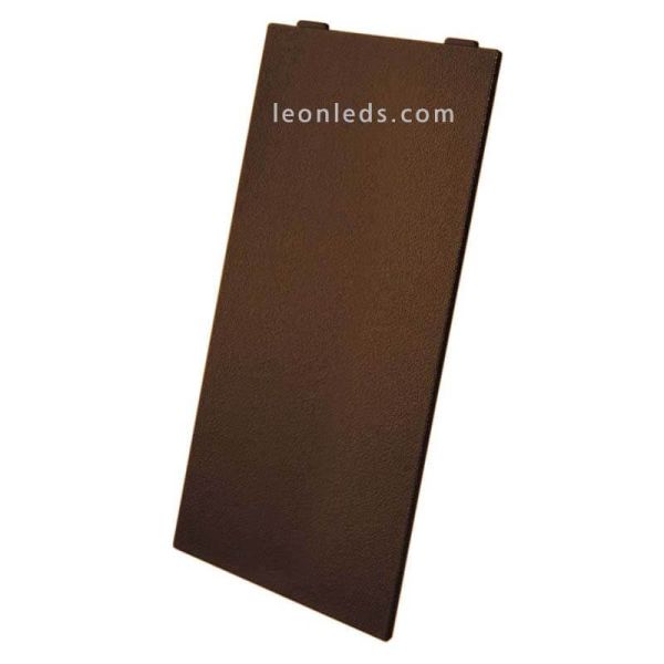 Garniture rectangulaire marron oxydé pour Dain S par Cristher Lighting