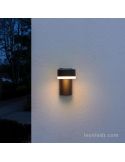 Applique murale d'extérieur LED rotative gris foncé Facade Spot LedVance | Éclairage LeonLeds