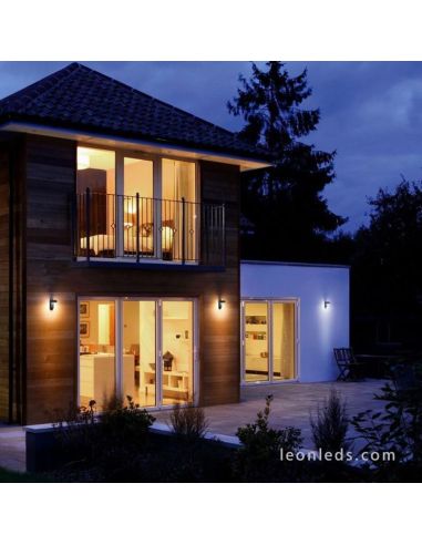 Aplique LED exterior giratorio gris oscuro Facade Spot LedVance | LeonLeds Iluminación