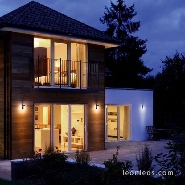 Applique murale d'extérieur LED rotative gris foncé Facade Spot LedVance | Éclairage LeonLeds