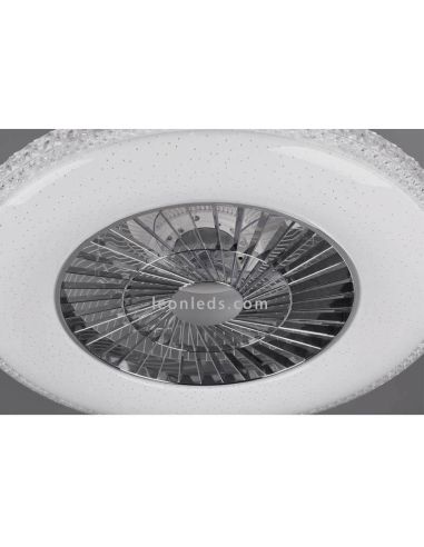 Ventilateur de plafond LED rond HARSTAD Trio Lighting | Éclairage LeonLeds