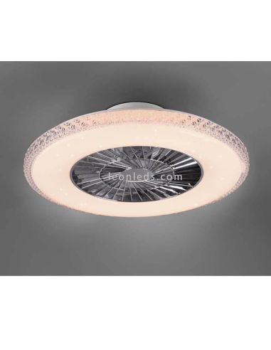 Ventilador Plafon LED redondo HARSTAD Trio Lighting | LeonLeds Iluminación