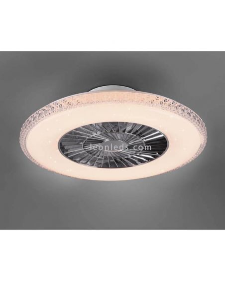 Ventilador Plafon LED redondo HARSTAD Trio Lighting | LeonLeds Iluminación