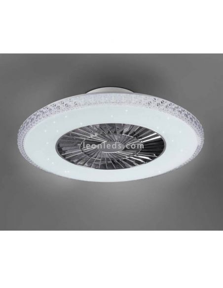 Ventilador Plafon LED redondo HARSTAD Trio Lighting | LeonLeds Iluminación