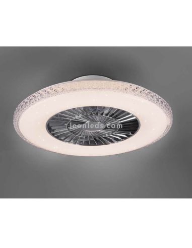 Ventilateur de plafond LED rond HARSTAD Trio Lighting R62412106 | Éclairage LeonLeds