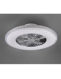 Ventilateur de plafond LED rond HARSTAD Trio Lighting R62412106 | Éclairage LeonLeds