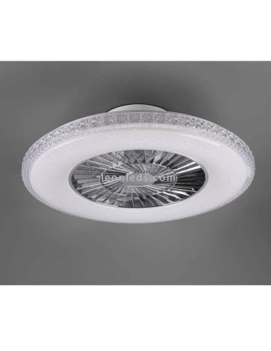 Ventilateur de plafond LED rond HARSTAD Trio Lighting R62412106 | Éclairage LeonLeds