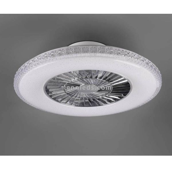 Ventilateur de plafond LED rond HARSTAD Trio Lighting R62412106 | Éclairage LeonLeds