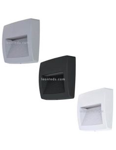 Aplique LED de superficie exterior cuadrado Storm S Dopo Lighting | LeonLeds Iluminación