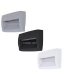 Aplique LED rectangular exterior Storm Dopo Lighting | LeonLeds Iluminación