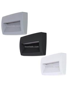 Aplique LED rectangular exterior Storm Dopo Lighting | LeonLeds Iluminación