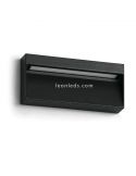 Aplique LED exterior negro 7W 3 Colores Abar | Dopo Lighting