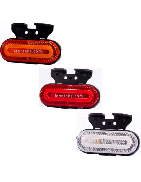 Piloto LED de galibo con soporte Blanco Ambar Rojo FT-072 Fristom | LeonLeds Iluminación