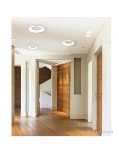 Aplique Plafón LED moderno para exterior 35W Fred Blanco Gris Negro Exo Lighting | LeonLeds Iluminación 2