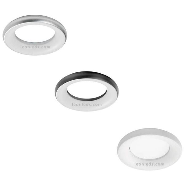 Aplique Plafón LED moderno para exterior 35W Fred Blanco Gris Negro Exo Lighting | LeonLeds Iluminación