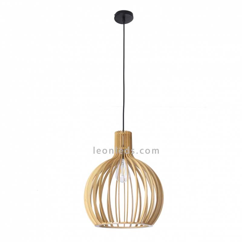 Lámpara de techo en madera Arce | LeonLeds.com