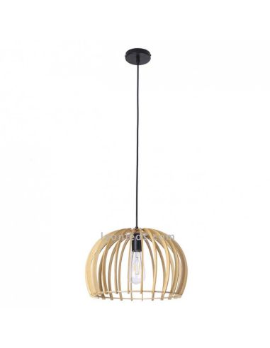 Lámpara colgante de madera Arce de estilo nórdico | LeonLeds