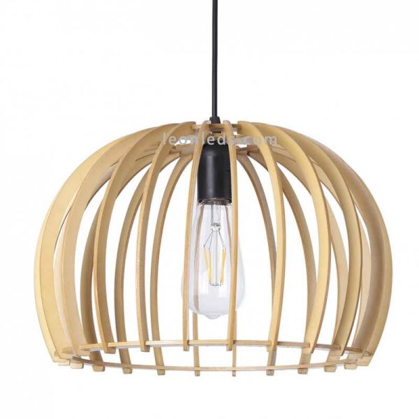 Lámpara colgante de madera Arce | LeonLeds