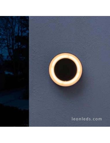 Aplique LED exterior redondo gris oscuro Surface Round Osram LedVance | LeonLeds