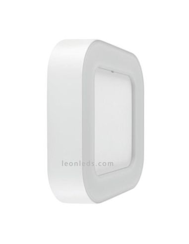 Applique murale LED carrée blanche Surface Square Led Vance | Éclairage LeonLeds