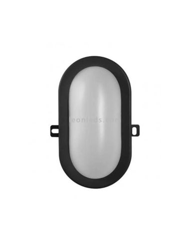 Aplique LED exterior ojo de buey Bulkhead negro | LeonLeds Iluminación