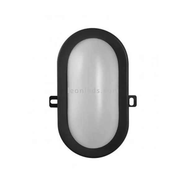 Aplique LED exterior ojo de buey Bulkhead negro | LeonLeds Iluminación