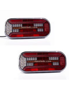 Piloto trasero LED homologado 12-36V FT-600 Fristom | LeonLeds Iluminación