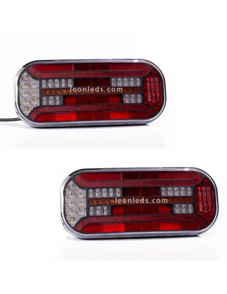 Piloto trasero LED homologado 12-36V FT-600 Fristom | LeonLeds Iluminación