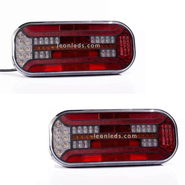 Piloto trasero LED homologado 12-36V FT-600 Fristom | LeonLeds Iluminación