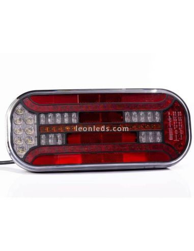 Lanterna traseira de LED Fristom FT-600 aprovada para 12-36V | LeonLeds Lighting