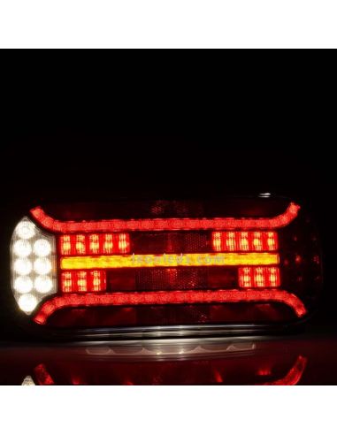 Piloto trasero LED homologado 12-36V FT-600 Fristom | LeonLeds Iluminación