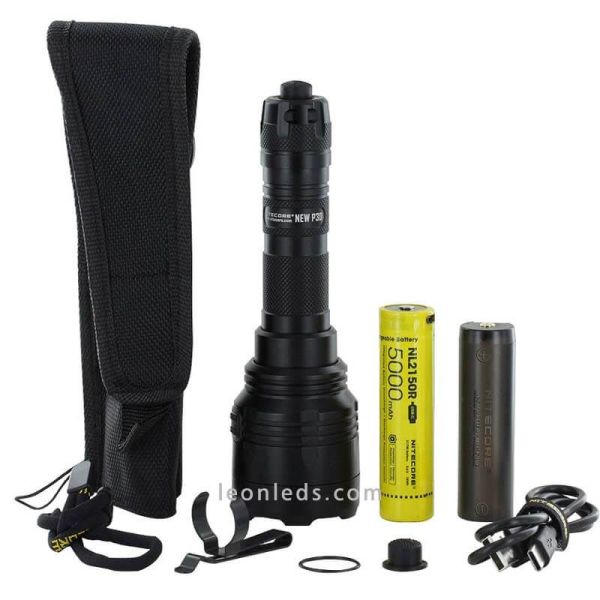 Kit Linterna de Mano Nitecore New P30 Largo Alcance Nitecore | LeonLeds Iluminación