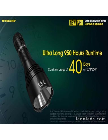 Linterna de Mano Nitecore New P30 Largo Alcance Nitecore | LeonLeds Iluminación