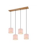 Lámpara de techo nórdica 4 pantallas Elmau Trio Lighting | LeonLeds Iluminación