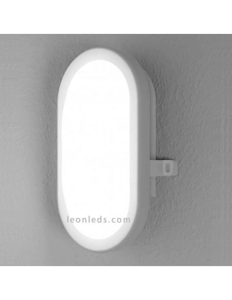 Applique murale d'extérieur hublot LED blanche LedVance | Éclairage LeonLeds