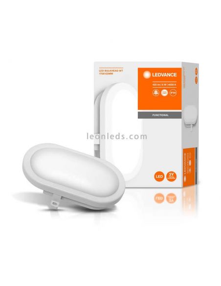 Aplique LED exterior ojo de buey Blanco Bulkhead LedVance 6W | LeonLeds Iluminación