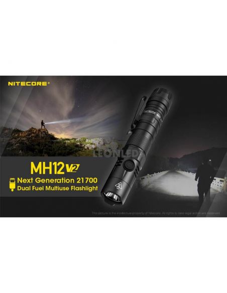 multiuso Linterna LED 1200Lm MH12 Recargable Nitecore | LeónLeds Iluminación