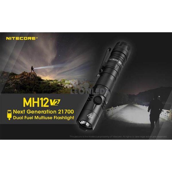 multiuso Linterna LED 1200Lm MH12 Recargable Nitecore | LeónLeds Iluminación